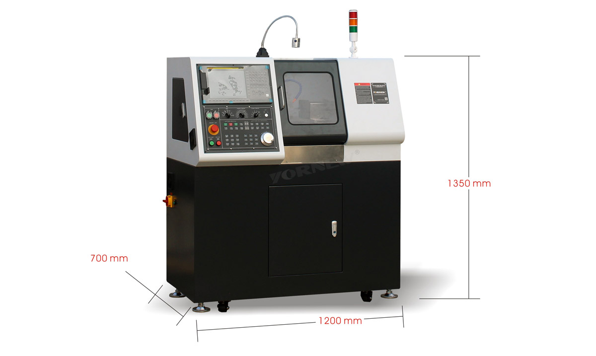 YORNEW's CNC210 Small CNC Educational lathe